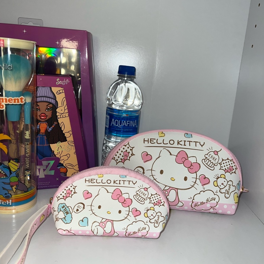 COPY - Brand new Hello kitty makeup bag set of two